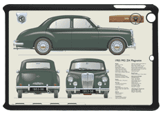MG Magnette ZA 1953-56 Small Tablet Covers
